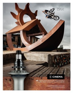 Cinema print ad from Ride UK #183